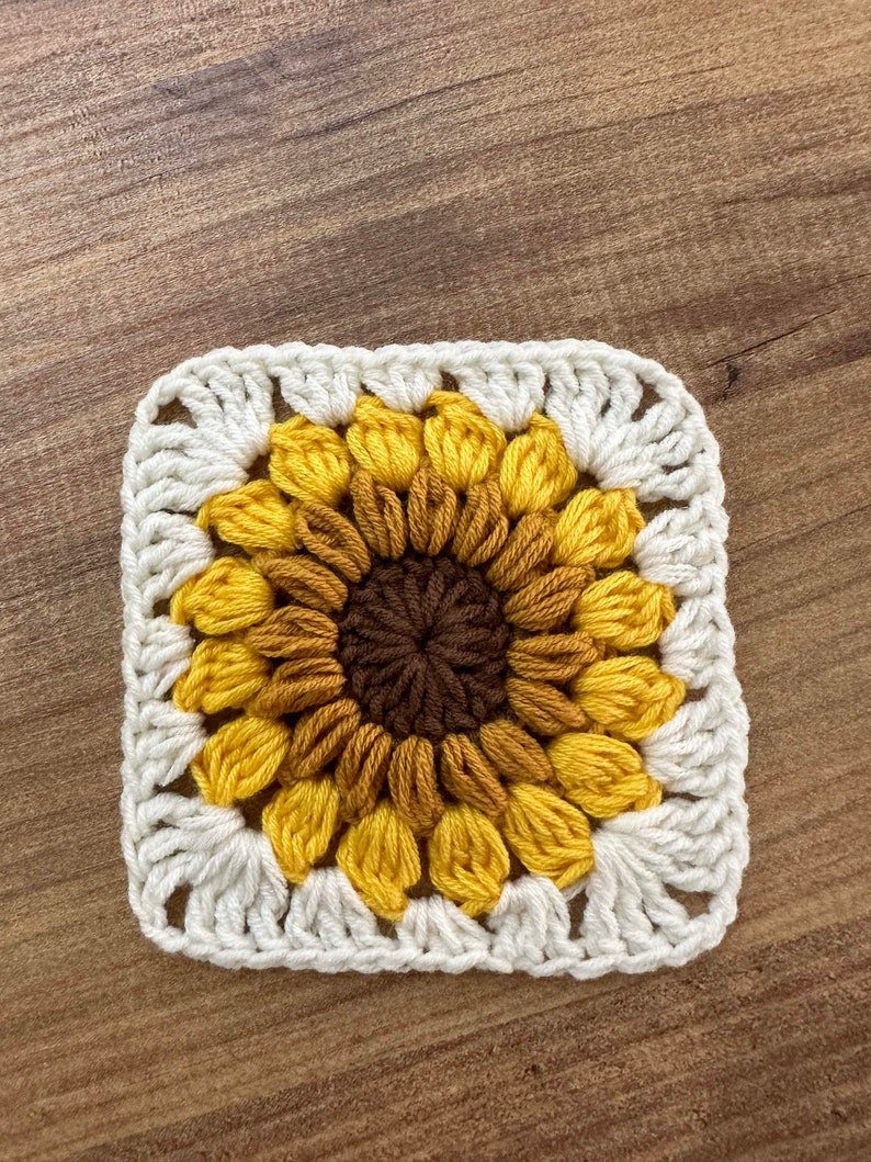 Sunflower Square - Crochet Pattern